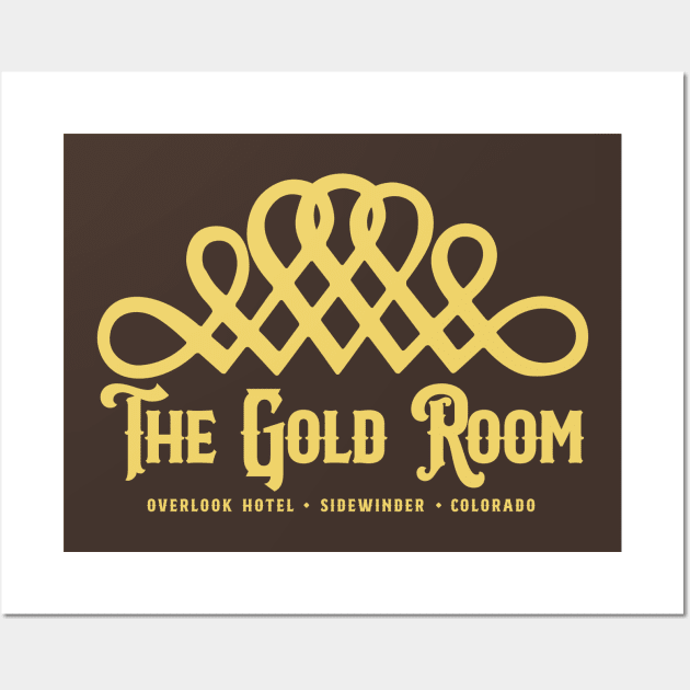 The Gold Room Wall Art by MindsparkCreative